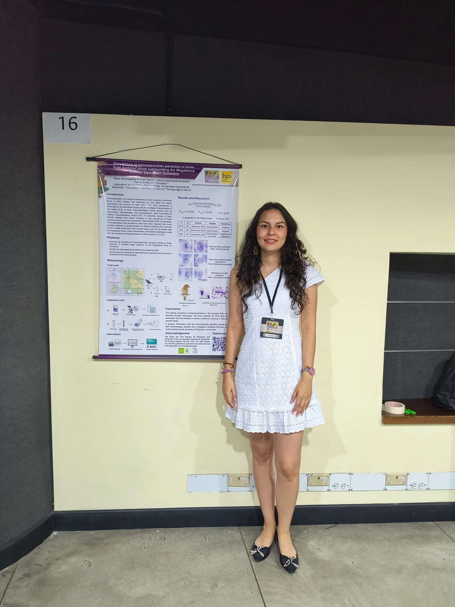 Estudiante UIS presentó investigación en conferencia sobre la malaria y