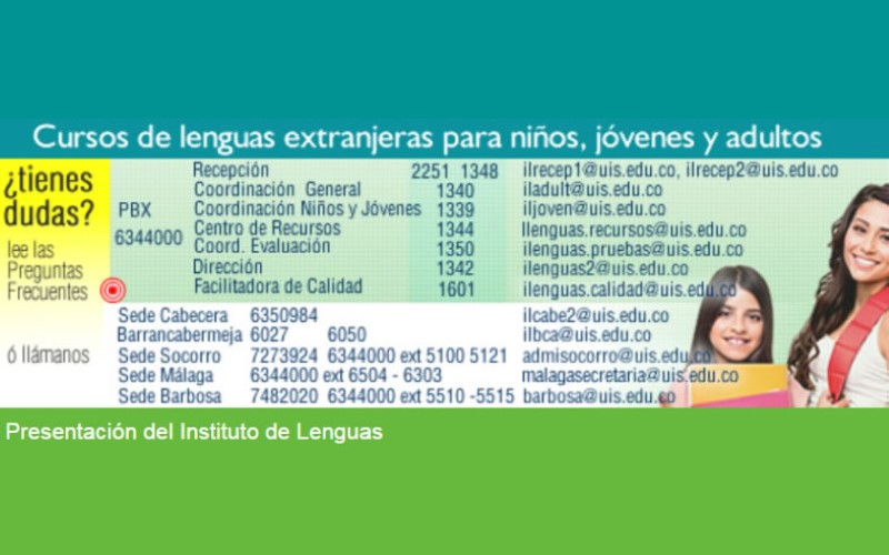 Imagen datos del instituto de lenguas