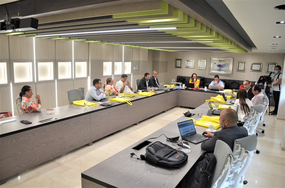 Imagen muestra un momento de la reunión del Consejo Directivo de Acofi en la Universidad Industrial de Santander.