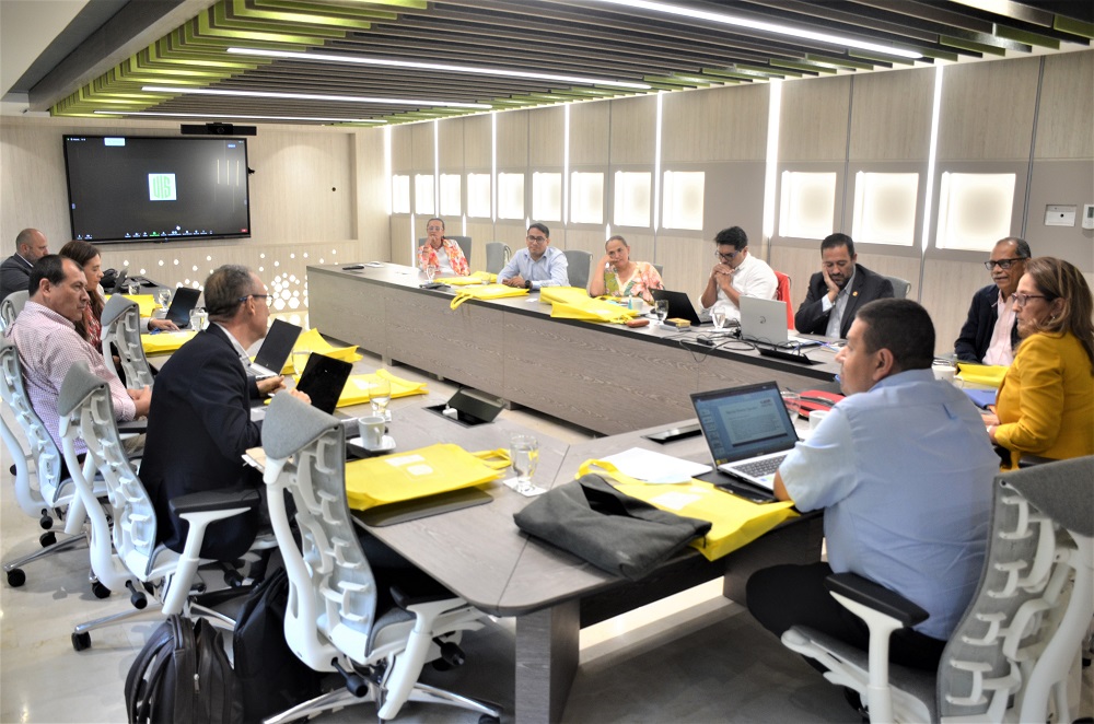 Foto capta otro momento de la segunda reunión ordinaria del Consejo Directivo de Acofi