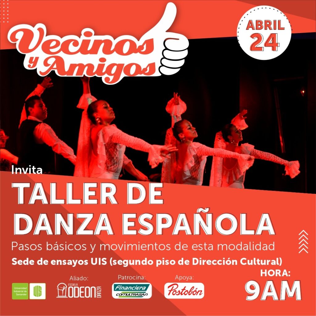 Información principal acerca del taller de danza española.