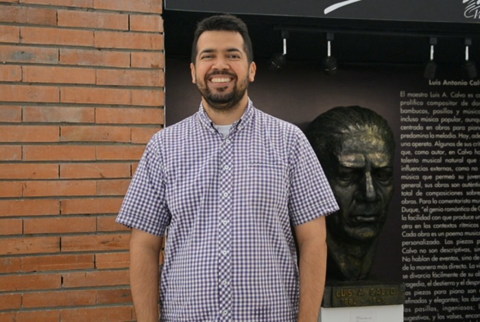 En la imagen se aprecia a Alberto Rafael Polo Díaz, Tripulante Misión TIC 2022