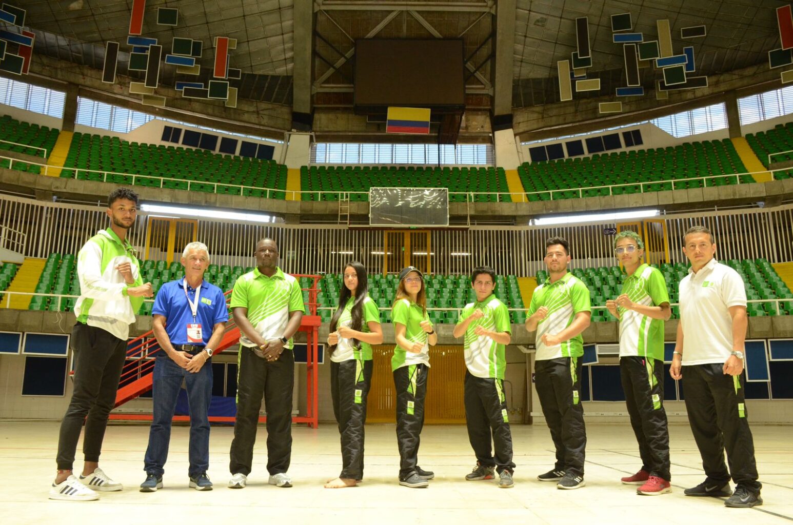 Imagen muestra la selección de taekwondo UIS en los juegos universitarios Ascún.