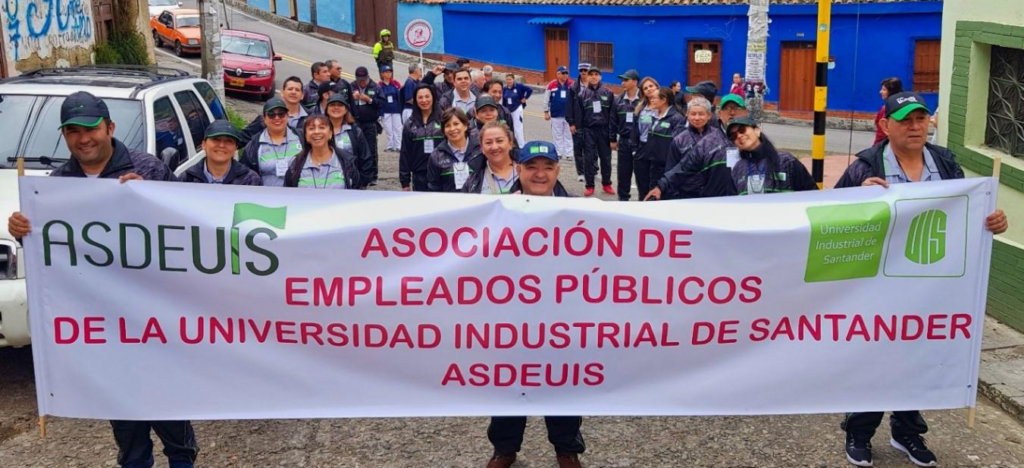 Foto durante las XXI Olimpiadas Universitarias de Empleados y Trabajadores del Nororiente Colombiano, realizadas en Pamplona en octubre de 2019.