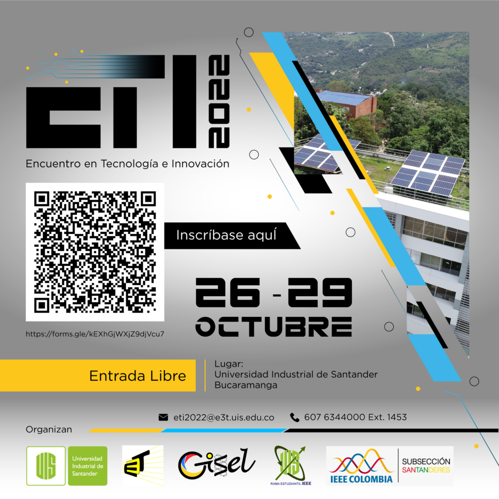 Afiche del encuentro en Tecnología e Innovación ETI-2022.