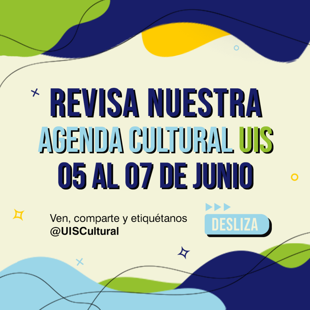 Imagen oficial de la programación cultural de esta semana.