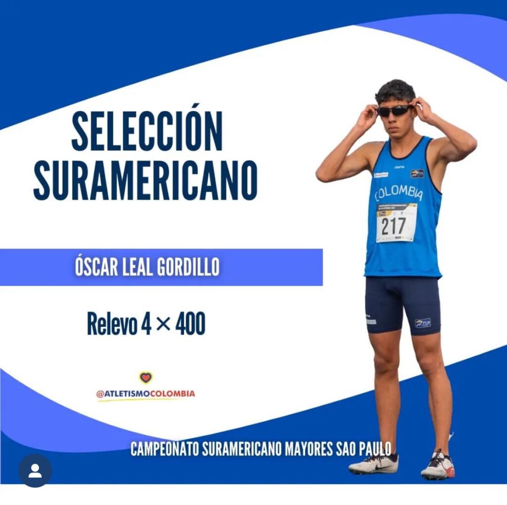 Fotografía vía: Perfil instagram @atletismocolombia.