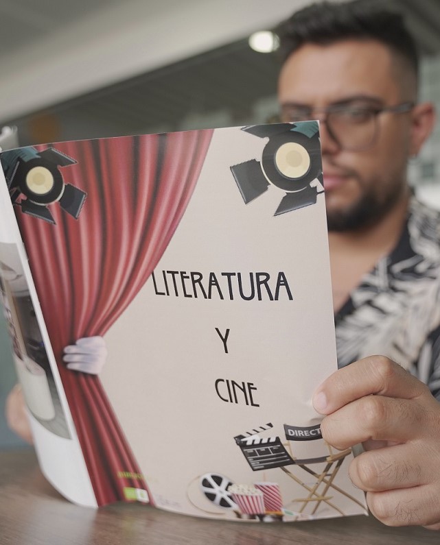 Portada de la colección Literatura y cine.