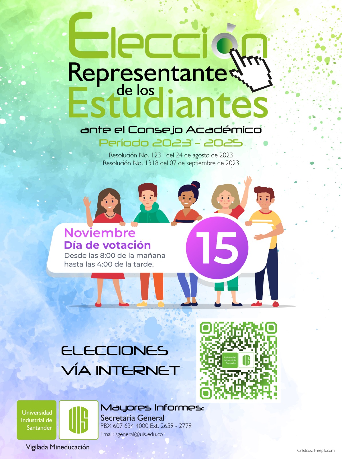 Elección de Representante de los Estudiantes ante el Consejo Académico ...
