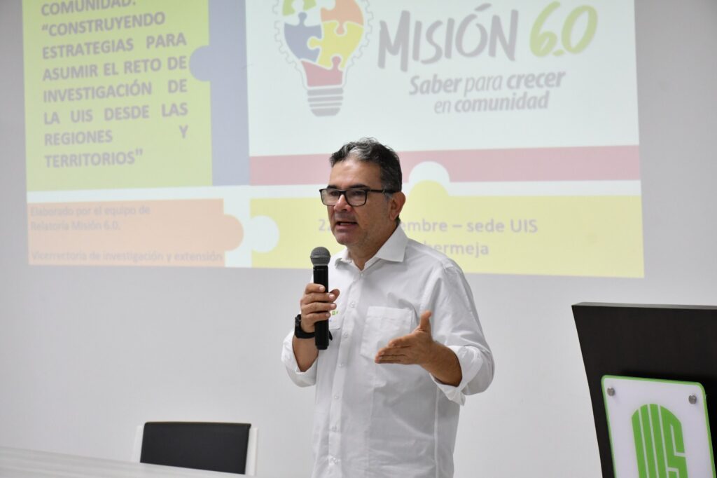 En la foto, el director del Ipred-UIS, profesor Gonzalo Patiño Benavides.