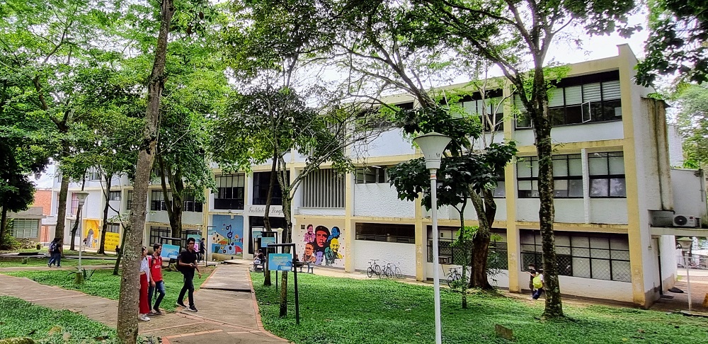 Imagen actual del Instituto  del Lenguas en el Campus central de la UIS.