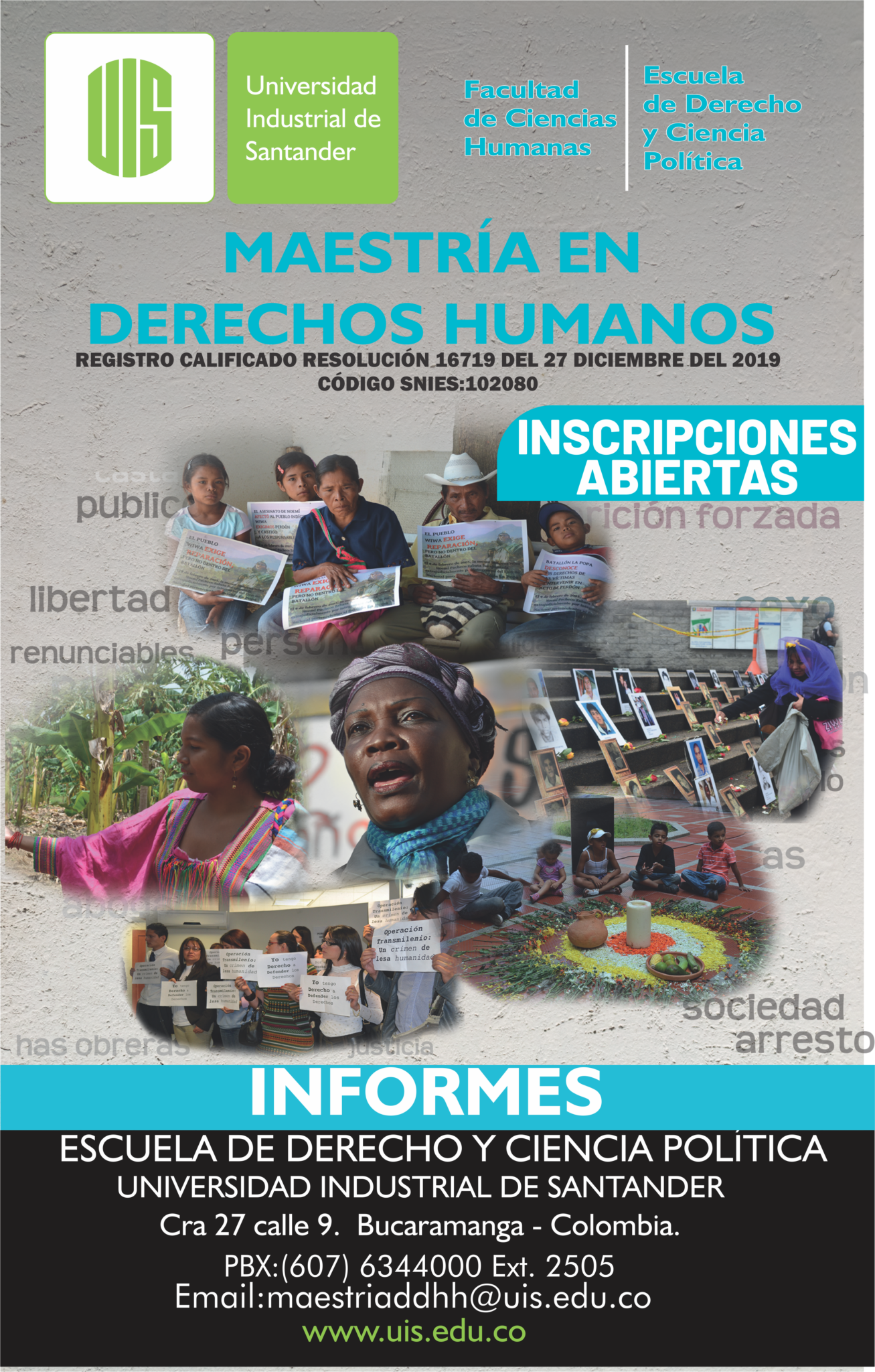 Abiertas las inscripciones para XI Cohorte de la Maestría en Derechos ...