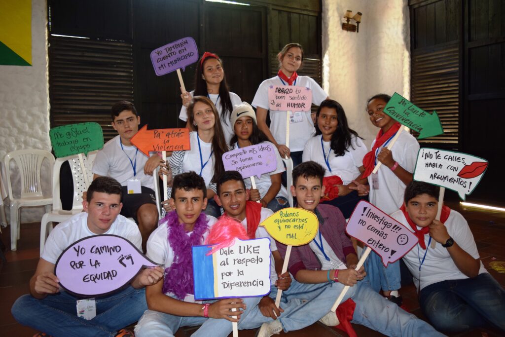 Estudiantes participantes del proyecto de promoción de la salud