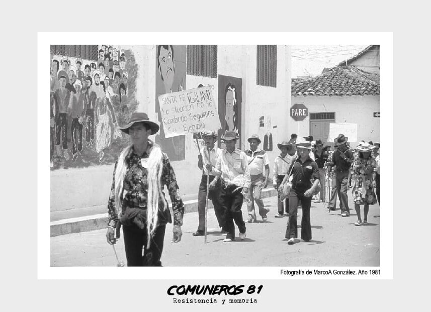 30 photographs make up the Exhibition "Comuneros 81: Resistance and Memory."
