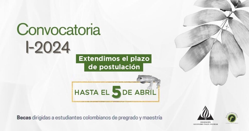 Imagen informativa de la convocatoria I-2024 a los Premios Alejandro Ángel Escobar