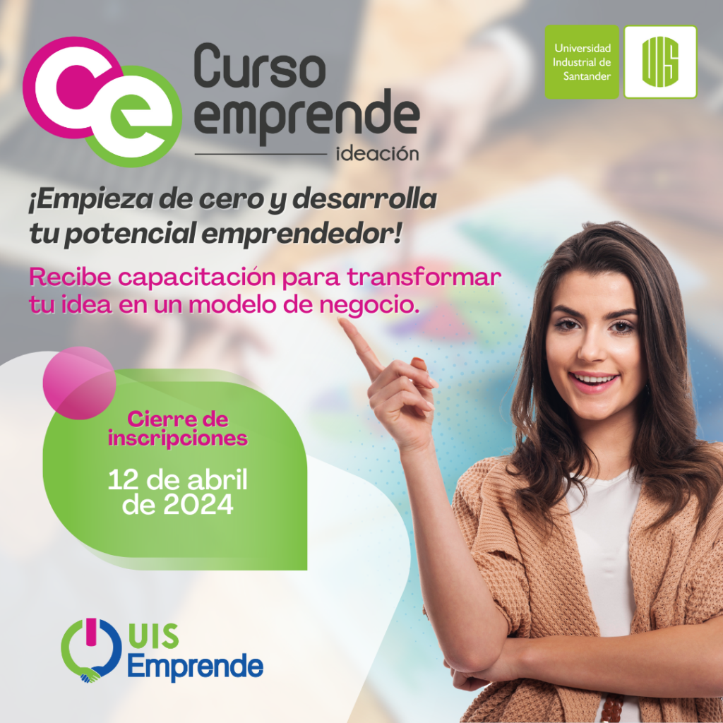 Convocatoria UIS Emprende Curso Emprende Ideación