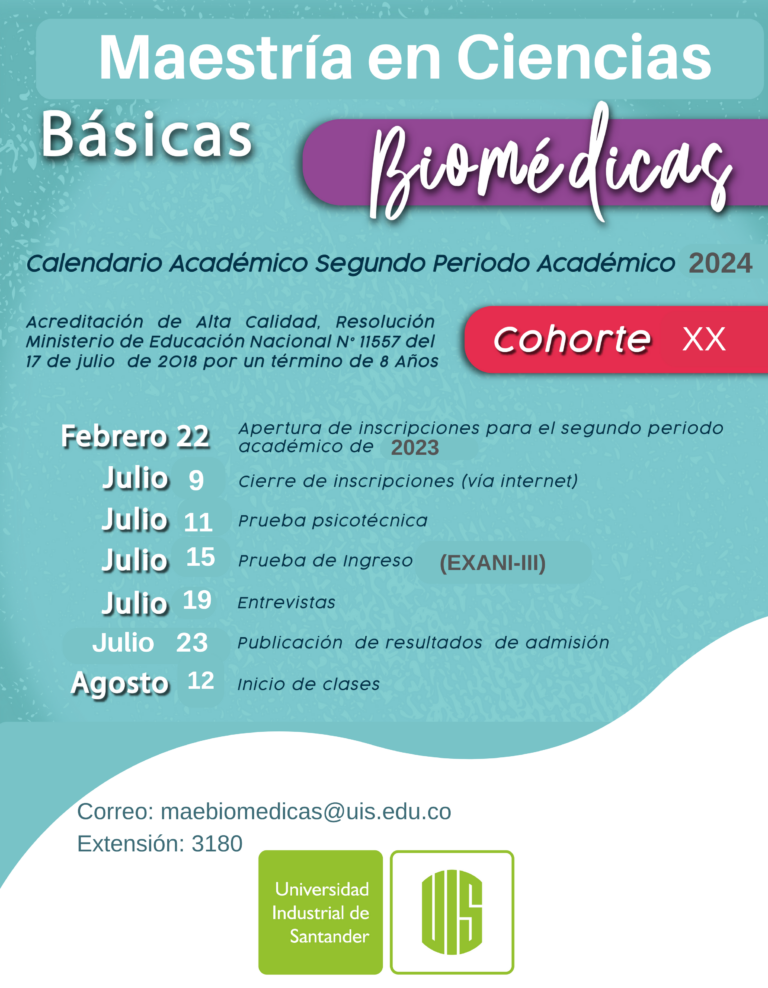 Abiertas inscripciones para la Maestría en Ciencias Básicas Biomédicas ...