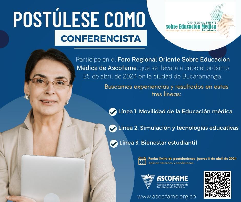 Imagen promocional del Foro y postulación como conferencista