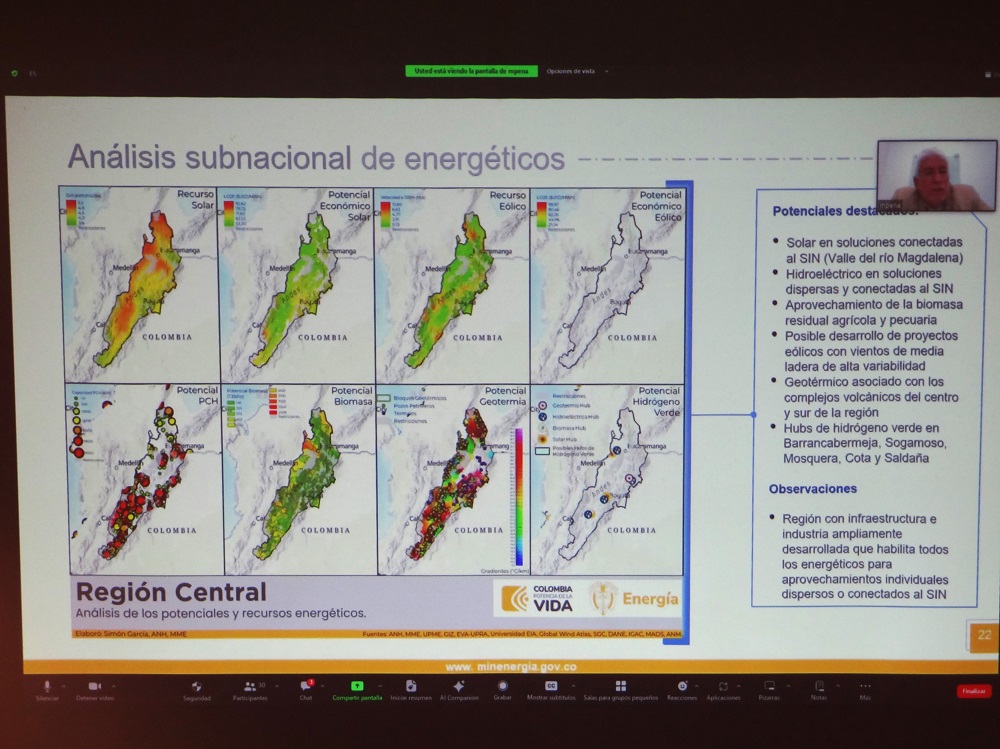 Diapositiva de la presentación del ingeniero Peña Suárez.