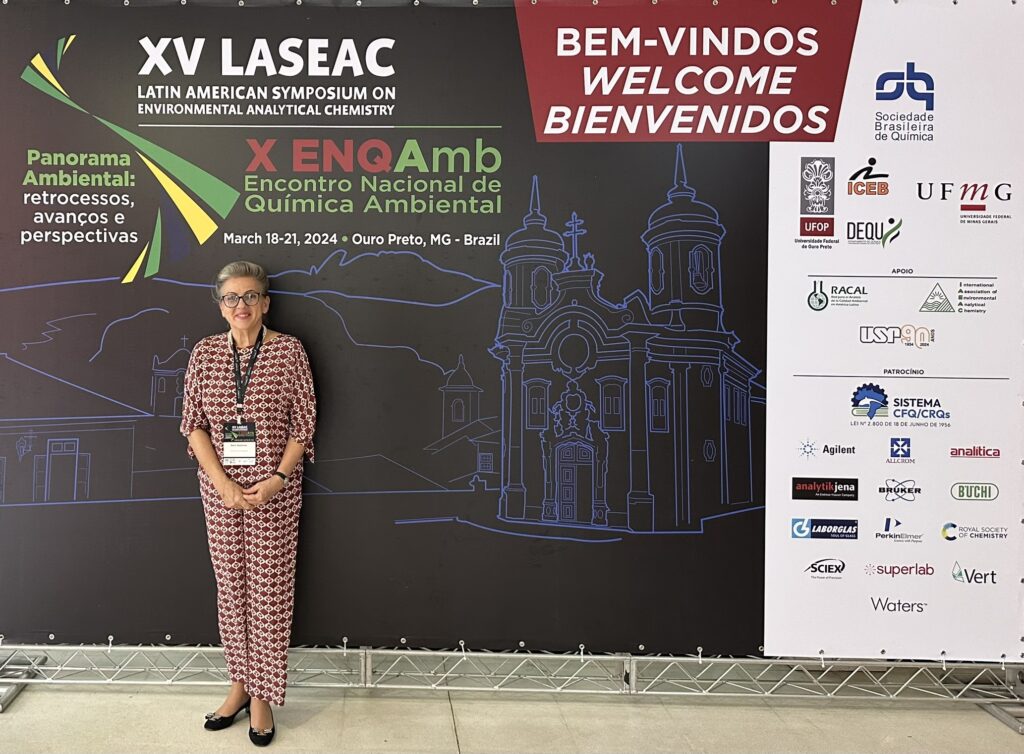 Profesora Elena Stashenko participó en el XV LASEAC Simposio latinoamericano en Brasil