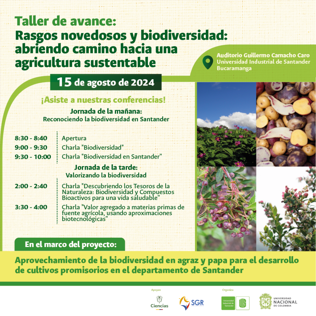 Taller de avance "Rasgos novedosos y biodiversidad: abriendo camino hacia una agricultura sustentable"