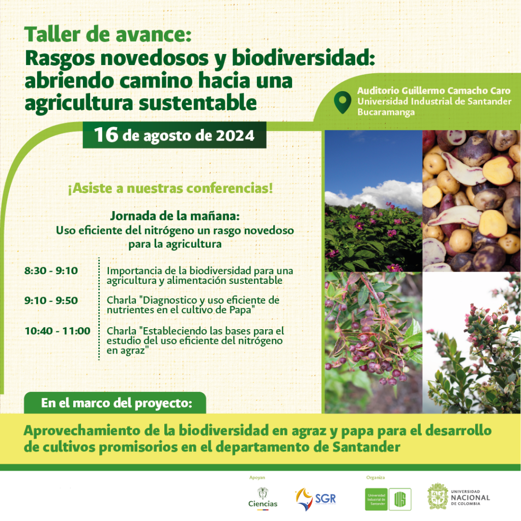 Taller de avance "Rasgos novedosos y biodiversidad: abriendo camino hacia una agricultura sustentable"