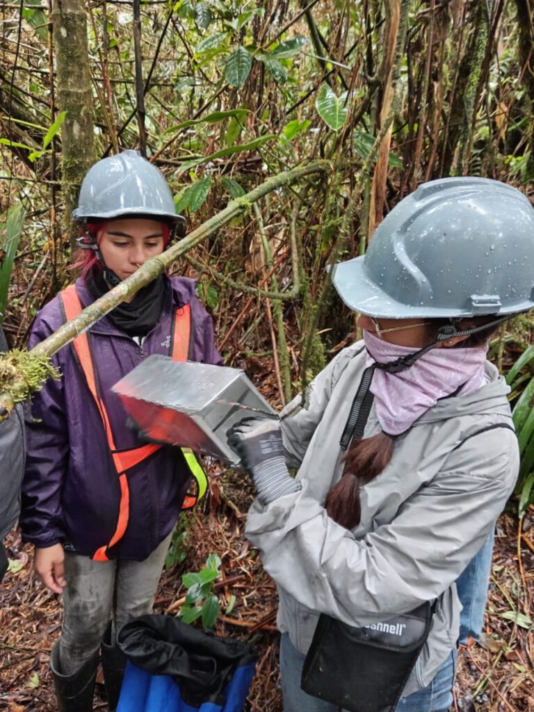 Estudiantes de la Sede UIS Málaga junto a la empresa Cartón de Colombia adelantan estudios de flora y fauna en bosques naturales de Caldas