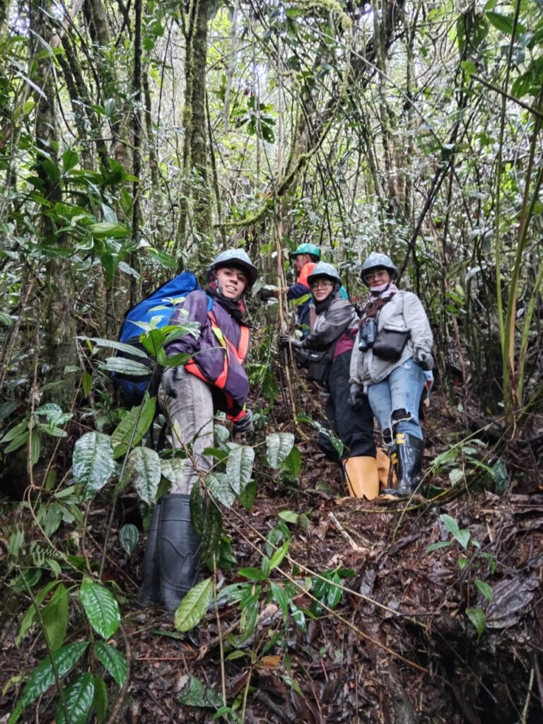 Estudiantes de la Sede UIS Málaga junto a la empresa Cartón de Colombia adelantan estudios de flora y fauna en bosques naturales de Caldas