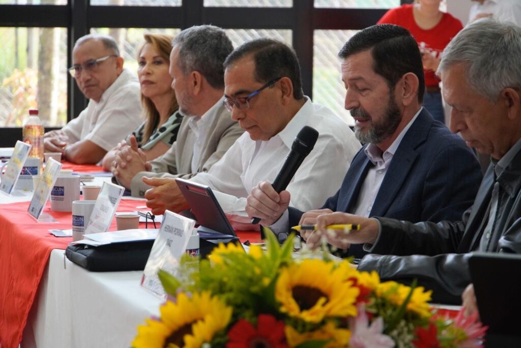 Foto de aspecto de la reunión de Ascún este 20 de agosto.