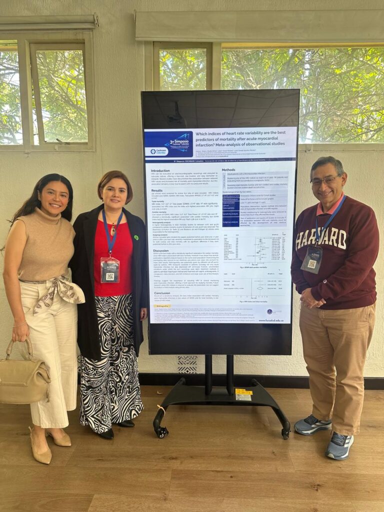 From left to right, the speakers of the Group Luisa Osorio, member of the Research Group, and professors Lyda Z. Rojas, Oscar Leonel Rueda-Ochoa members of the Group