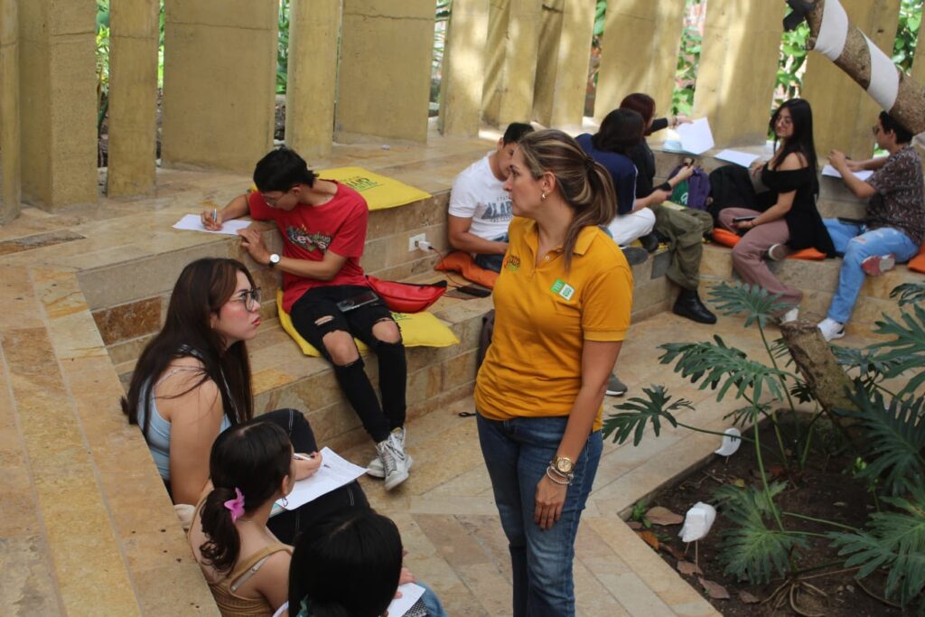 Image showing a U24 workshop at the Listening Center.