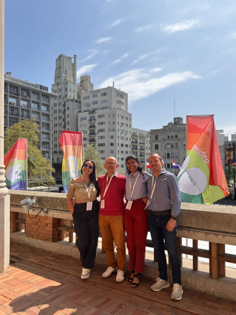 Ely Valeria Sepúlveda Barón, profesor José Antonio Henao,  Kersty Barrios Galvis Y Diego Hernández.