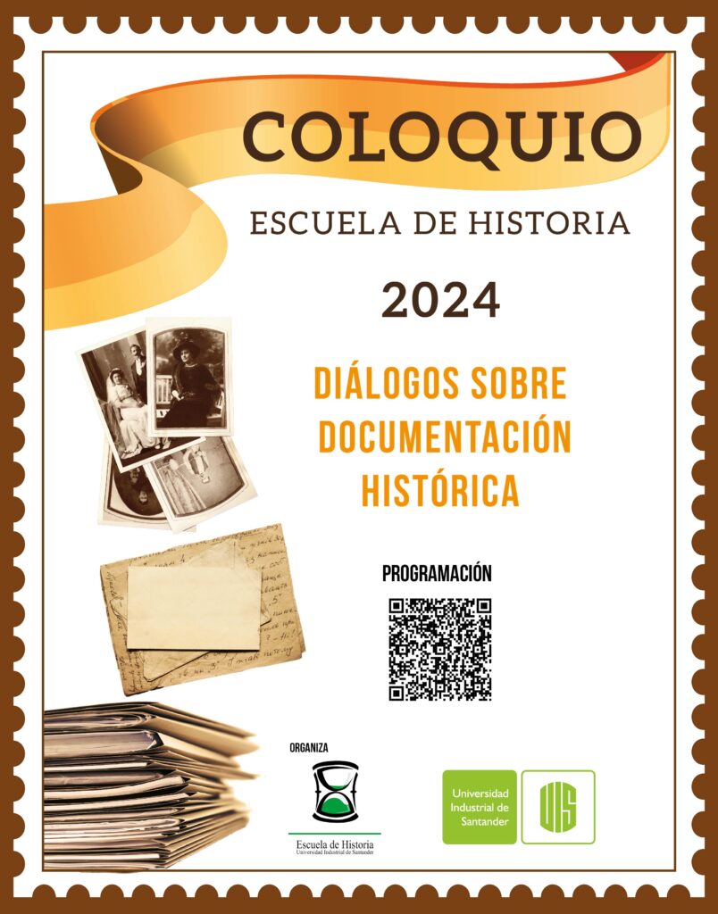 Pieza gráfica del Coloquio ‘Diálogos sobre documentación histórica’