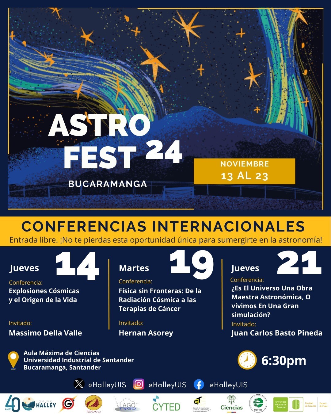 Pieza gráfica de Astro Fest 24