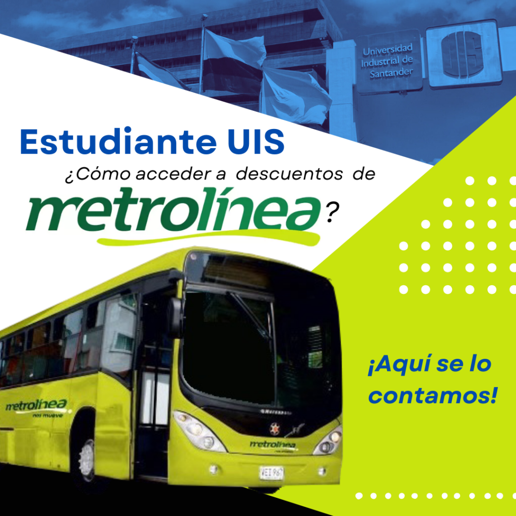 Pieza gráfica sobre descuentos de Metrolínea