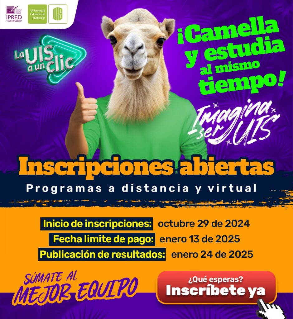 Imagen referencia 'Camella', inscripciones programas Ipred a distancia y virtual 