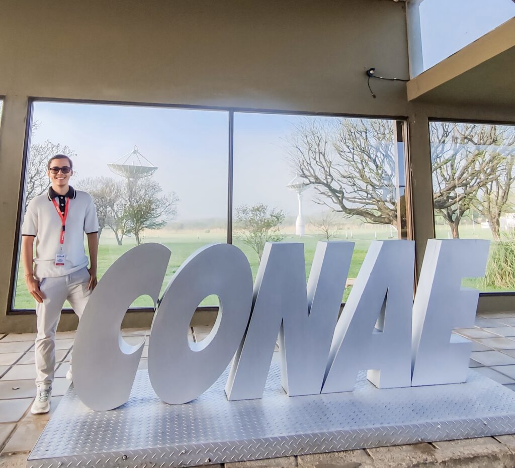 Image showing Leandro Rojas at Conae in Argentina.