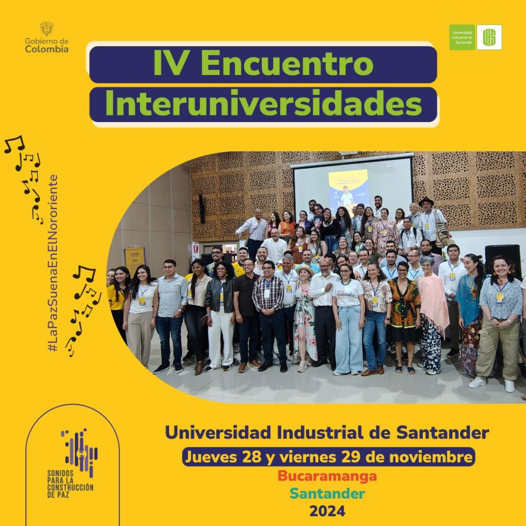 PIEZA GRÁFICA IV ENCUENTRO INTERUNIVERSIDADES PSCP-UIS