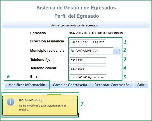 Imagen de actualización de datos del egresado