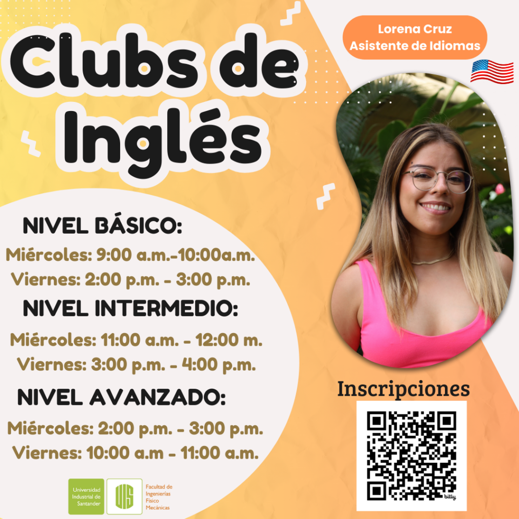 Pieza gráfica de los Clubs de inglés.