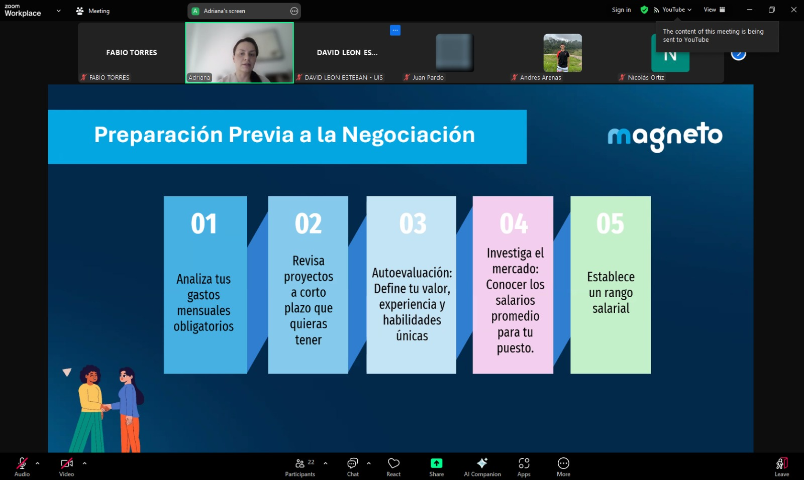 Imagen de Webinar ¿Cómo negociar nuestro salario en una entrevista?