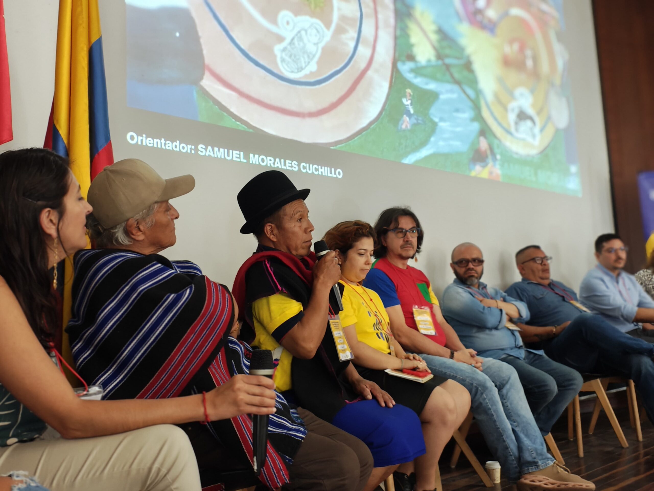 Panel pedagógico con participación de líderes de pueblos originarios PSCP