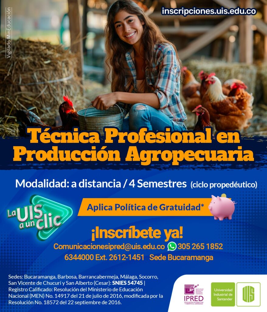 Ipred, Técnica Profesional en Producción Agripecuaria