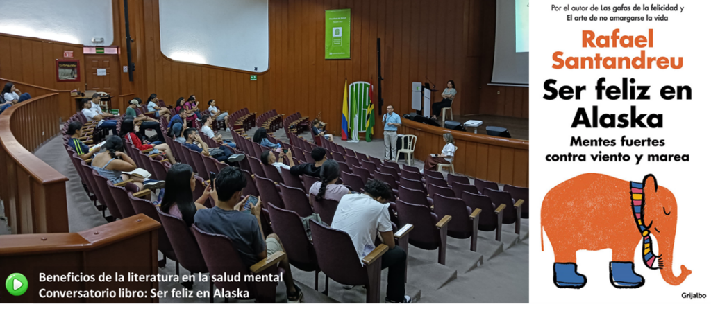 Aspecto de la conferencia Ser Feliz en Alaska, durante la Cátedra de Salud.