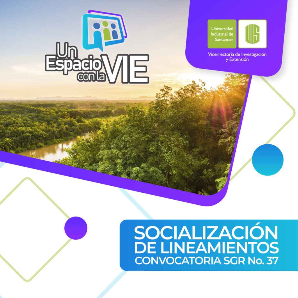 Banner de socialización de la convocatoria No. 37