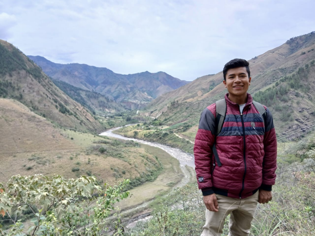 Joven oriundo del resguardo indígena "La Gaitana"