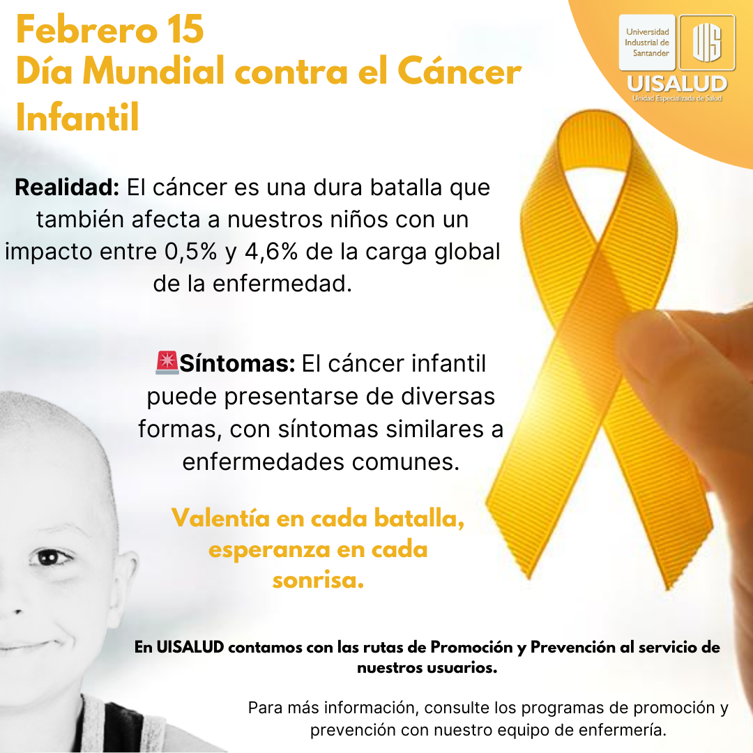 Graphic piece with relevant information about Childhood Cancer.