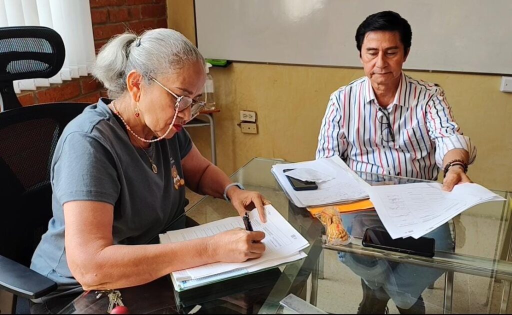 Directivas del colegio El Pilar renuevan pacto de cobertura PSCP-UIS