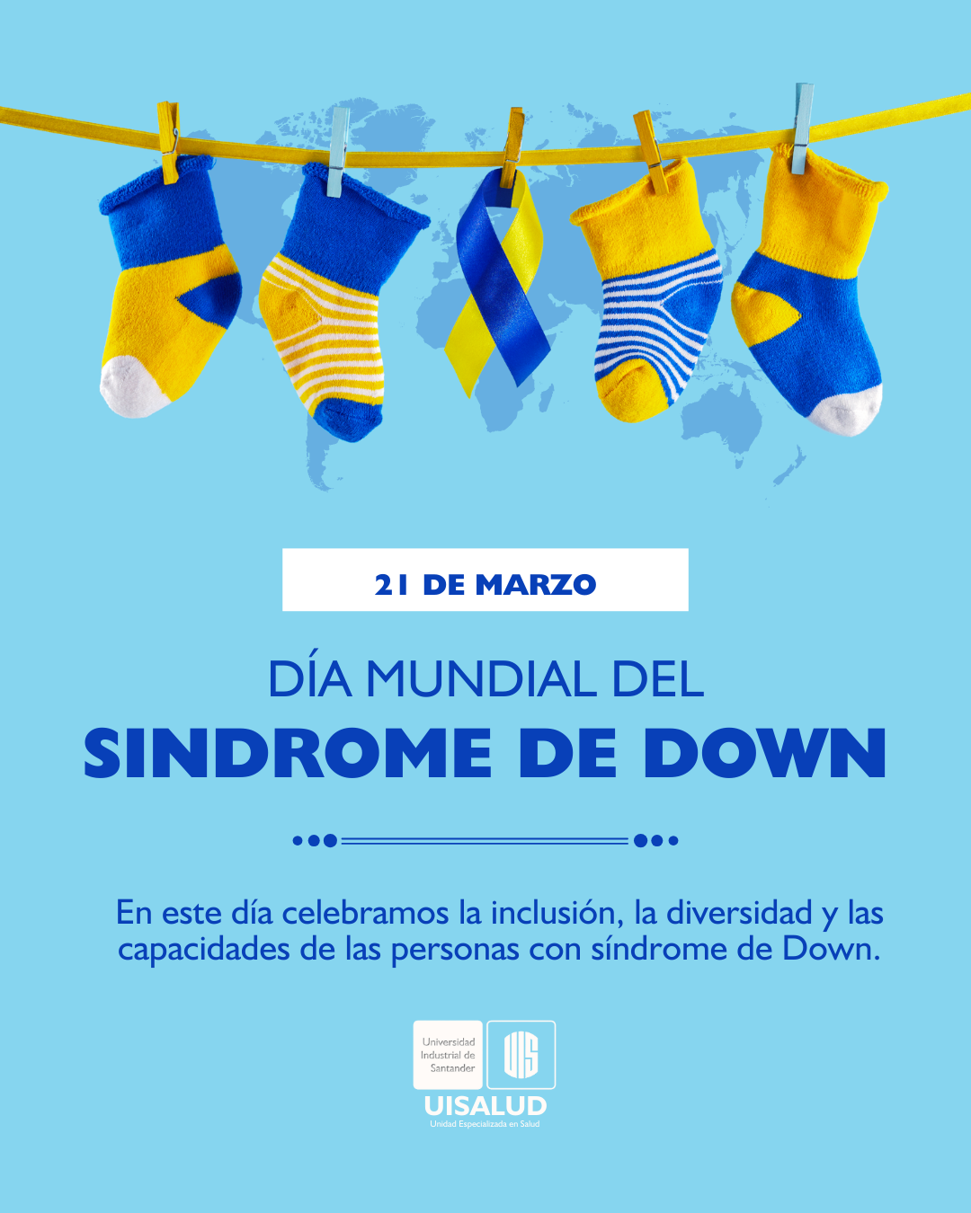 Pieza gráfica del Día Mundial del Síndrome de Down