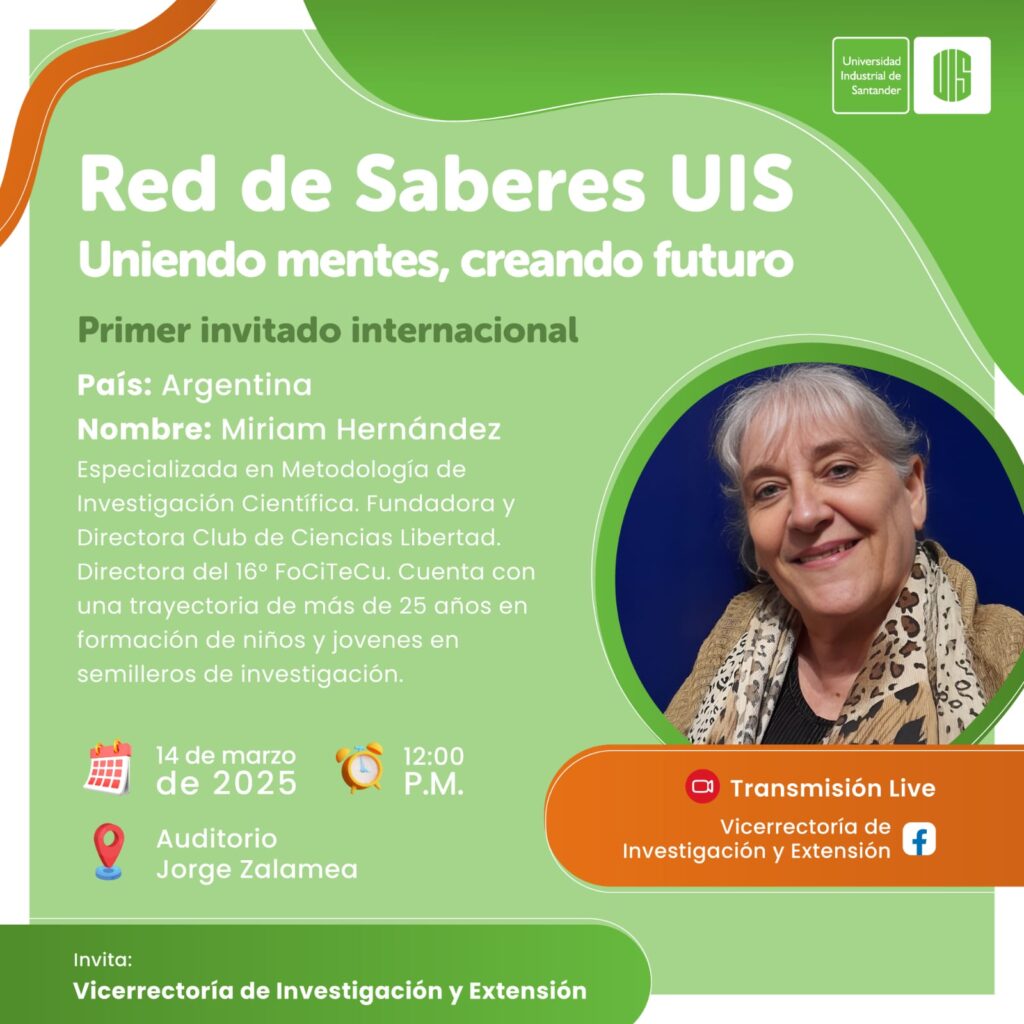 Línea gráfica 2da sesión Red de Saberes UIS 2025